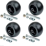 (4) Big Dog Mower Deck Wheels - Fits Alpha, Blackjack, Stout Models. Fixed Price $47.99.