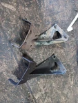 Toro 83-1630-03 Muffler Support Bracket Pair A12. Fixed Price $45.00.
