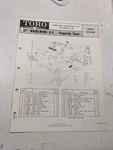 Toro Parts Catalog List Book Manual Whirlwind Hp Lawn Mower 19222 17501 1968. Fixed Price $17.49.