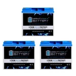 Mighty Max 12V 18AH Lithium Battery Replaces Worx Eco WG780 19INCH Mower - 3PACK. Fixed Price $324.99.