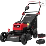 Powersmart 40V 4.0AH 17" Cordless Push Lawn Mower, With 3-IN-1 Options. Fixed Price $192.50.