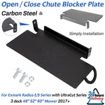 Open Close Chute Blocker Plate For Exmark Radius E/s Series 48" 52" 60" Mower. Fixed Price $110.99.