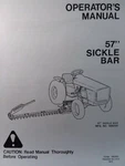 Simplicity 4040 4041 9020 720 620 Powermax Tractor 57 Sickle Mower Owners Manual. Fixed Price $47.99.