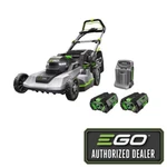 Ego LM2122SP-2 21" Self-propelled Mower With X 4.0AH Batteries And Charger. Fixed Price $809.00.