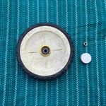 John Deere JS45 Mower Oem Used Rear Wheel Drive With Tire 7500646. Fixed Price $15.00.