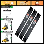 54" Zero Turn Mower Blades Compatible With Hustler Raptor & Big Dog Alpha - Repl. Fixed Price $65.99.