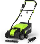 2-IN-1 Dethatcher & 16-INCH Scarifier Electric Corded, 15 Amp Copper Motor,. Fixed Price $269.99.