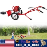 Garden Lawn Mower Trimmer Gasoline Brush Cutter Hand Push Type Grass Tool. Fixed Price $257.25.