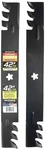 Craftsman LT1000 LT2000 Dyt 4000 YS4500 42 Deck Mower Mulching Blade Set For. Fixed Price $58.92.