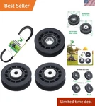 Durable 2 Pack Idler Pulleys With 580364609 Belt For Lawn Mowers - Great Value. Fixed Price $33.99.