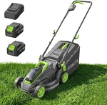 Electric Lawn Mower, 2X20V 13 Inch Cordless 5-POSITION Cutting Heigh. Fixed Price $275.99.