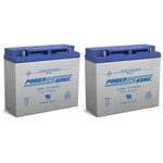 Power-sonic 12V 18AH Earthwise Electric Lawn Mower Battery Replaces 24V Pack. Fixed Price $94.99.