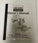 Tractor Owners Operator Instruc Tion Manual Super Garden Cub Cadet Model 2182. Fixed Price $19.97.