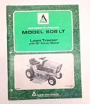 Used Operators Manual For Allis Chalmers Model 608LT Lawn Tractor 1656420. Fixed Price $10.00.