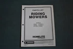 Jacobsen Homelite Riding Mower Parts List Manual HR830E HR1230E. Fixed Price $24.99.