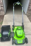 Greenworks Pro 80V 21 Inch Lawn Mower GLM801602 W/ 4.0AH Battery & Rapid Charger. Fixed Price $415.68.