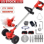 Cordless Electric Weed Lawn Eater Edger Yard Grass String Trimmer Cutter Mower. Fixed Price $39.59.