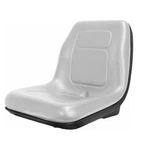 New Grey High Back Seat Fits Hustler Ztr Zero Turn Lawn Mower Garden Tractor. Fixed Price $184.99.
