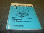 Ih International 3309 3319 3310 3320 3311 3321 3312 Lawn Mower Service Manual Xz. Fixed Price $104.49.