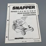 Snapper Mower Parts Manual Lawn Tractor LT140G38ABV RLT125G38AKV. Fixed Price $6.95.