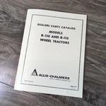Allis Chalmers B110 B112 Tractor Parts Manual Catalog Assembly Schematics Views. Fixed Price $39.97.