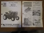 Wheel Horse B100 Tractor & Mower Parts Manual. Fixed Price $20.00.