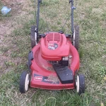 Toro Gts 195CC Self-propelled Fwd Gas Lawn Mower 22" Side Discharge Red. Fixed Price $149.50.