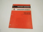Allis Chalmers 3 Blade 60" Center Mount Rotary Mower For 5020 Operators Manual. Fixed Price $15.99.