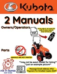 Kubota Tractor B5100E Operator Owner Parts Manual Pdf On Usb Not Printed. Fixed Price $34.99.