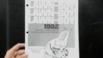 Lawn-boy 1982 Parts Catalogue Manual Model 8237 R8238AE 5247 5277. Fixed Price $24.99.