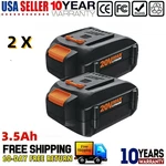 Pack For Worx 20V Max Extend Lithium-ion Battery WA3525 WA3575 WA3520 3.5AH. Fixed Price $27.99.