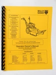 Billy Goat Brush Cutter BC2401IC,BC2402H,BC2402HE Owner's Manual. Fixed Price $17.99.