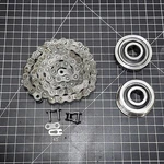Case Ingersoll C29265, C18183, C46469 Snow Caster Hex Bearings & Chain Kit. Fixed Price $88.00.