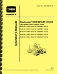 Toro Reelmaster 5210 5410 5510 5610 Lawn Mower Owner's Manual & Service. Fixed Price $44.95.