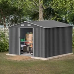 10 X 8 Ft Outdoor Metal Storage Shed Tool For Garden Patio Backyard Lawn. Fixed Price $229.99.