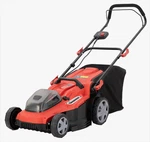 40V Cordless Electric Lawn Mower 14" Cutting Width With Grass Bag, 5.0AH Battery. Fixed Price $339.89.