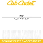 Troy-bilt 787-01979 Deflector TBR18 Shield TBR16 TB18R TB16R. Fixed Price $61.60.
