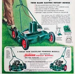 1956 Sunbeam Twin Blade Rotary Advertisement Vintage Lawnmower DWYY5. Fixed Price $19.49.
