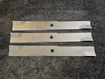 (qty 3) Exmark 116-8502 Low Lift 24.5" Mower Blade For Lazer LZS749EKC72RS. Fixed Price $86.38.