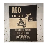 Reo Royale WD-21 Power Mower Operating Manual & Parts List Black/beige Vintage. Fixed Price $50.00.