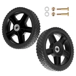 2X 8" Push Lawn Mower Plastic Wheels Fit Craftsman Generator Garden Tiller. Fixed Price $24.69.