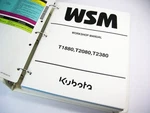 Kubota T1880 T2080 T2380 Lawn Tractor Mower Service Shop Repair Manual. Fixed Price $97.99.