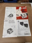 Briggs And Stratton Owners Repair Manual Lot. Fixed Price $25.00.