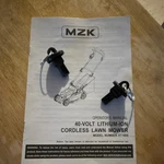 Mzk Electric Keys For 40V Lithium-ion Cordless ET1608. Fixed Price $20.00.