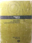 John Deere 200 210 212 214 Garden Tractor & 37A Snow Thrower Owners (2 Manual. Fixed Price $138.99.