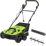Greenworks Amp 14-INCH Corded Dethatcher & Scarifier DT13B00. Fixed Price $164.00.