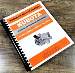 Workshop Service Manual For Kubota G4200H G5200H G6200H Lawn Garden Tractor. Fixed Price $38.97.