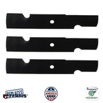 Extreme Duty 15" Blades For Ferris 500Z 44" Deck 5061827 1/4" Thick 3PK. Fixed Price $48.95.