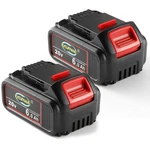 2X For Dewalt Volt Max 6.0AH Lithium Ion Battery DCB206-2 DCB205 DCB204. Fixed Price $28.49.
