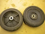 Husqvarna 961330001 7021CM Mower B&s 12H602 Front Wheels. Fixed Price $12.00.